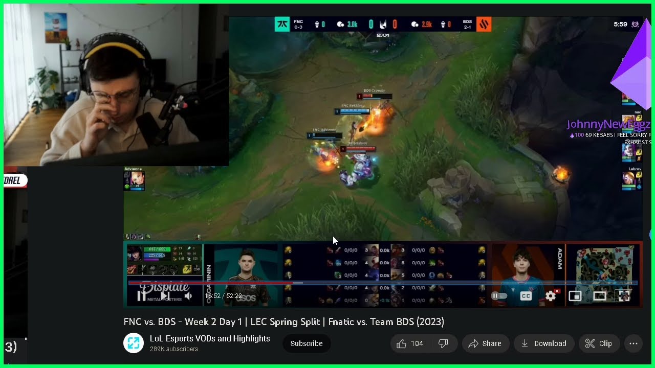 Caedrel Reviews FNC VS BDS In 1min 30 Secs
