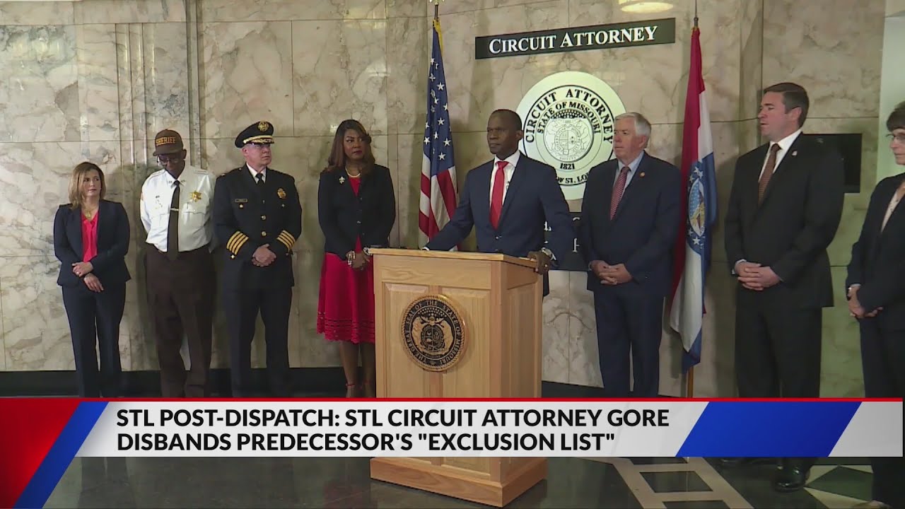 Gabe Gore disbands predecessor's Kim Gardner's 'exclusion list'