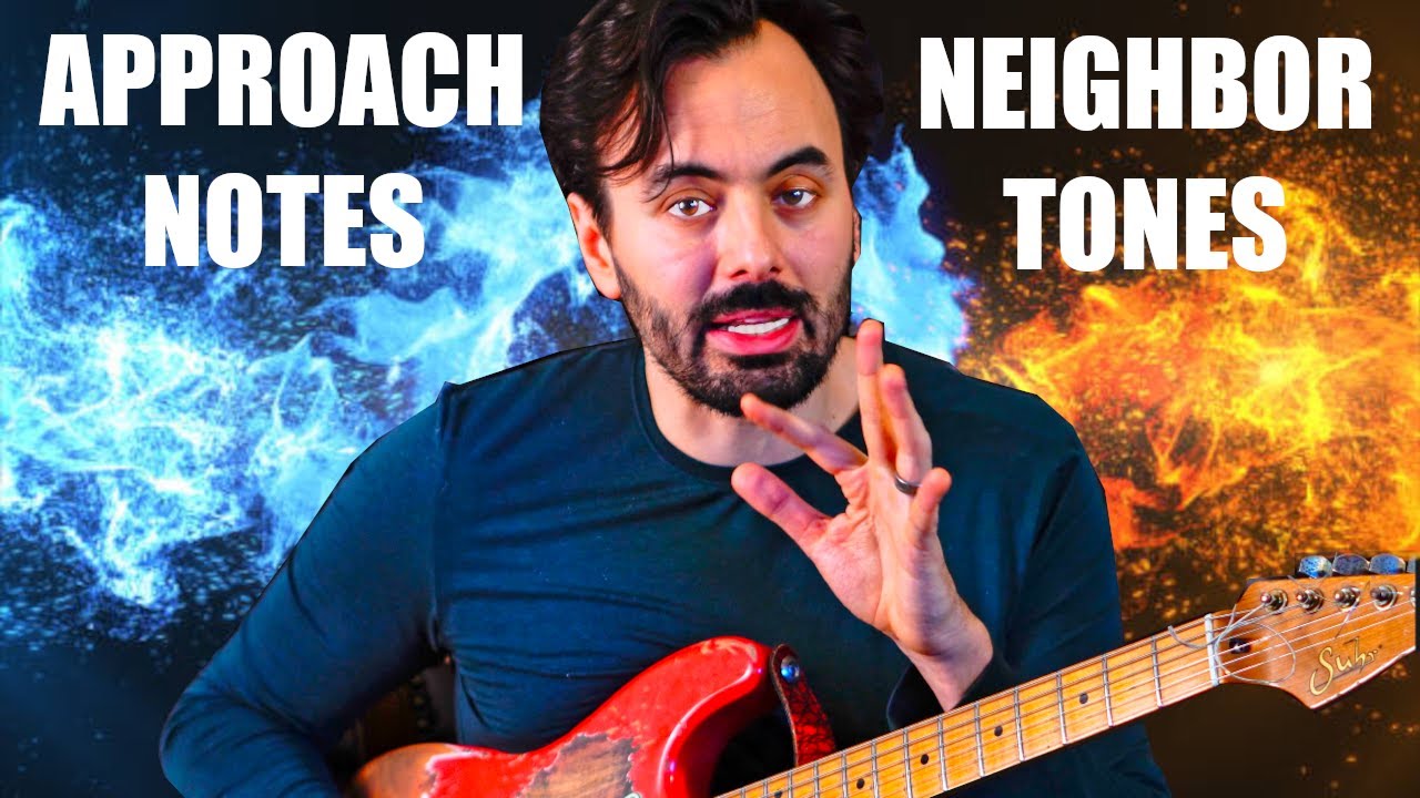 Make Your Major Scale Sound Like Colorful Jazz Lines w/ Approach Notes & Neighbor Tones