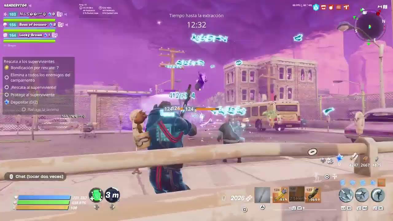 Jugando y ayudando FORTNITE Salvar el mundo HANDERYT04