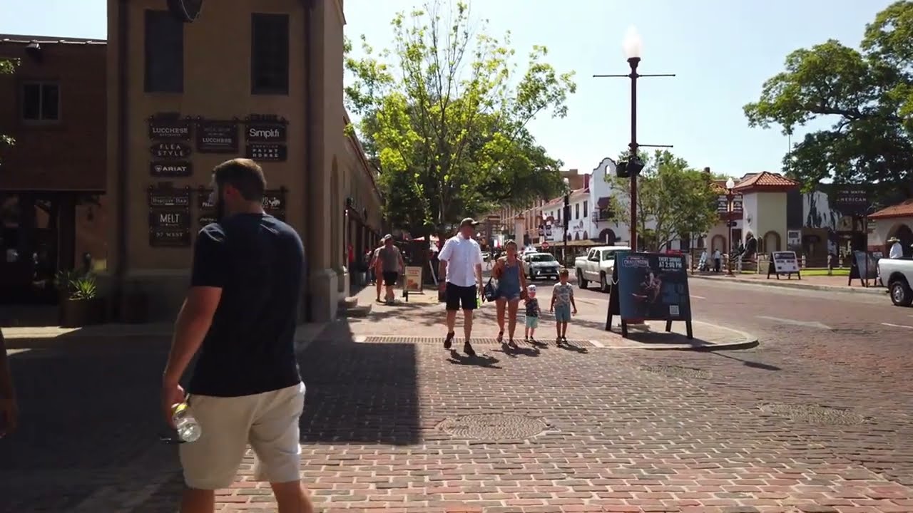 Fort Worth Stockyards Texas Walk Along