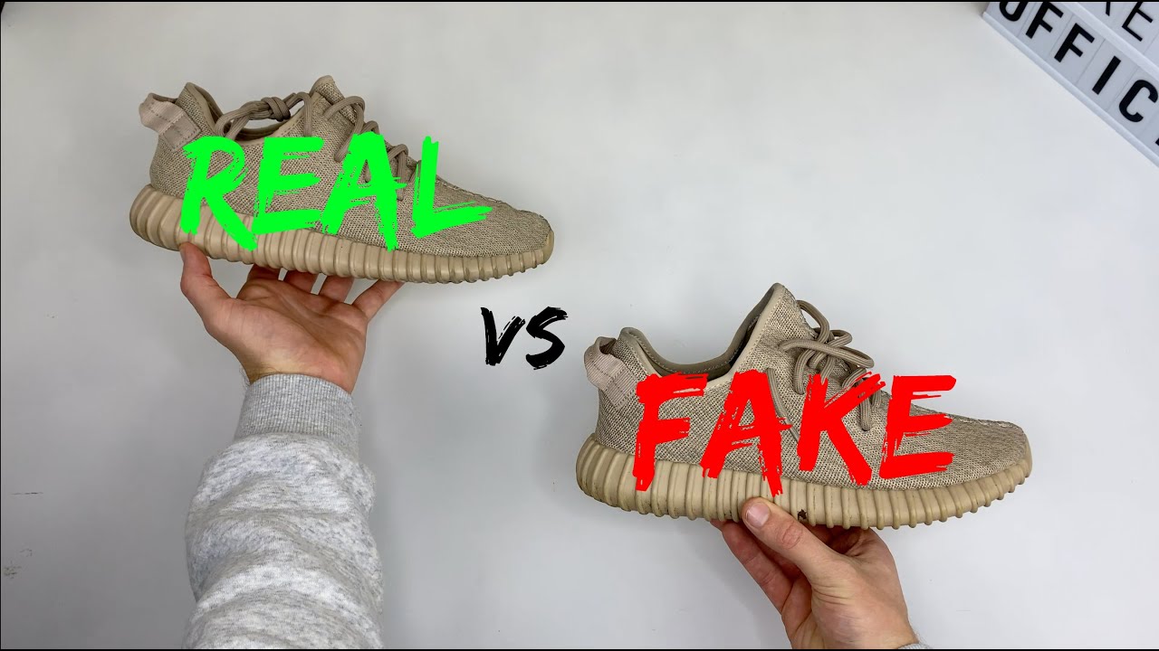 REAL VS FAKE! ADIDAS YEEZY 350 V1 OXFORD TAN COMPARISON!