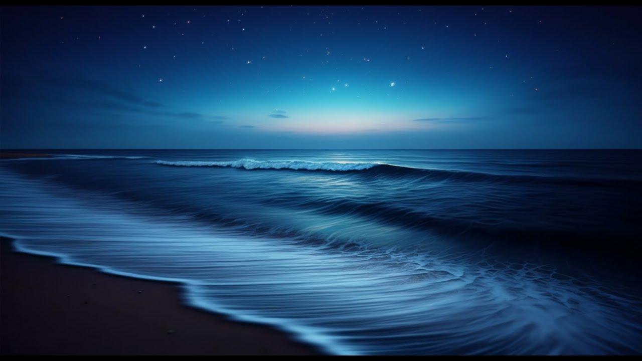 Olas Nocturnas: 6 HORAS de Paz y Sueño Profundo | Relajación y Meditación 4K