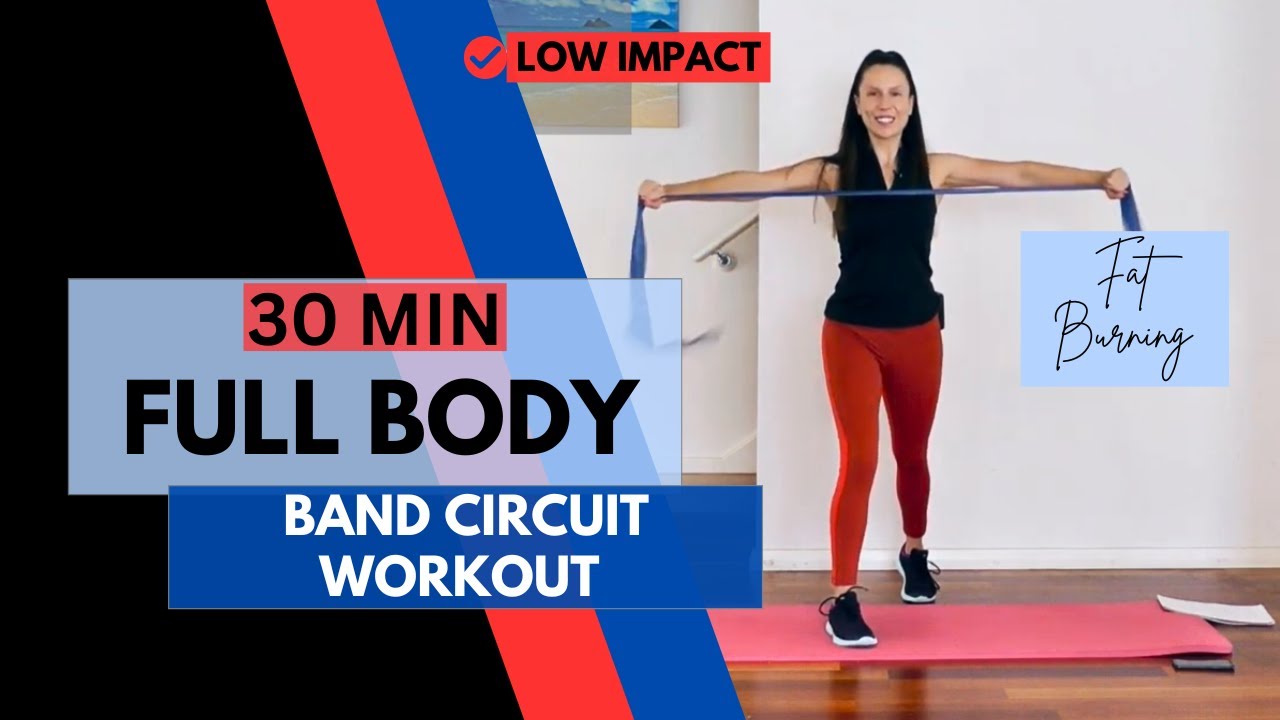 30 Min Full Body Band Workout | Full Body Resistance Band Workout At Home