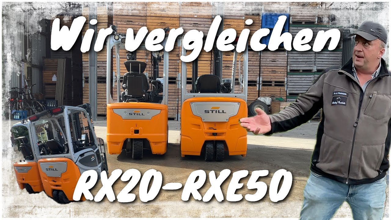 Obsthof Raddatz - Wir vergleichen unseren STILL RX20-14 mit dem STILL RXE50-15 | Gabelstapler