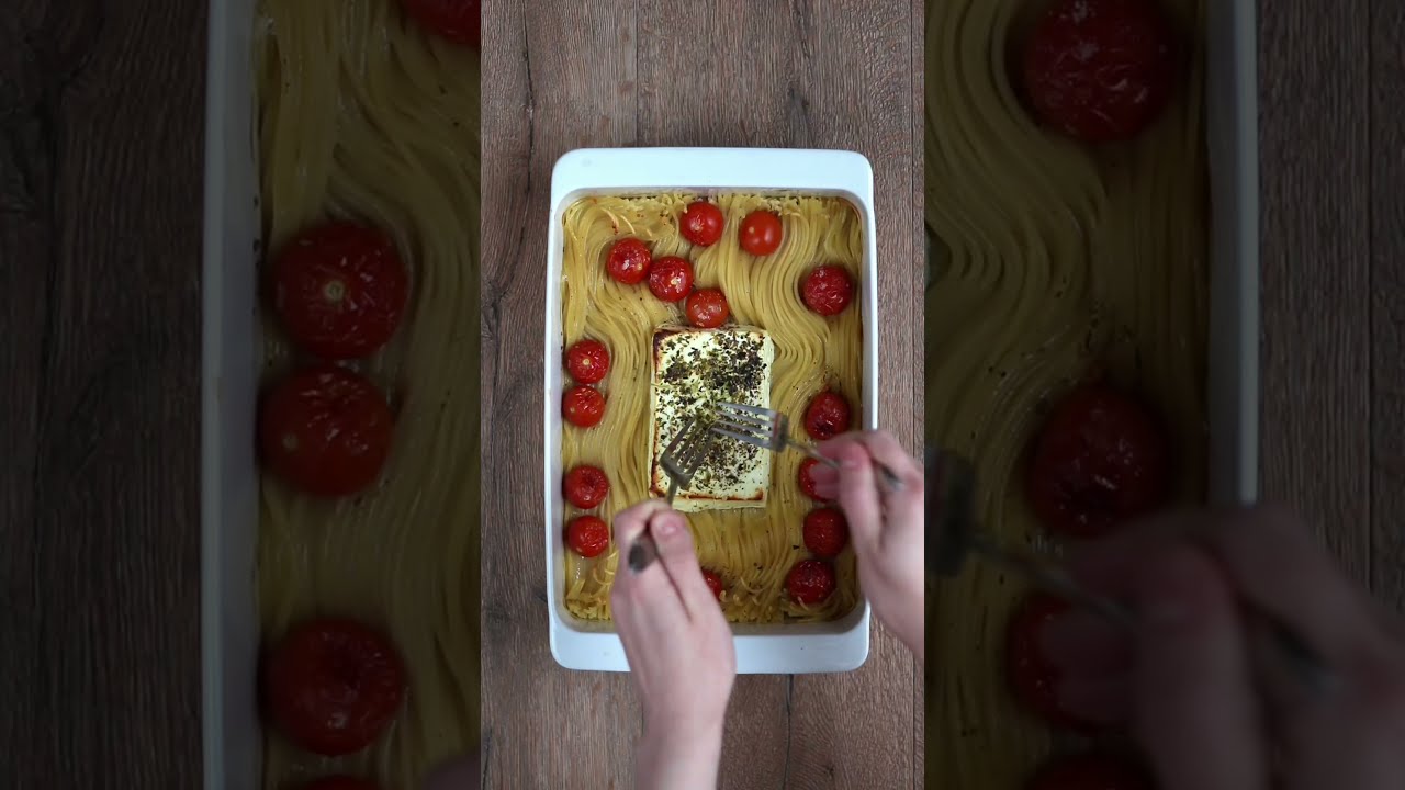 Feta Tomaten Pasta (One Pot! Rezept) #shorts