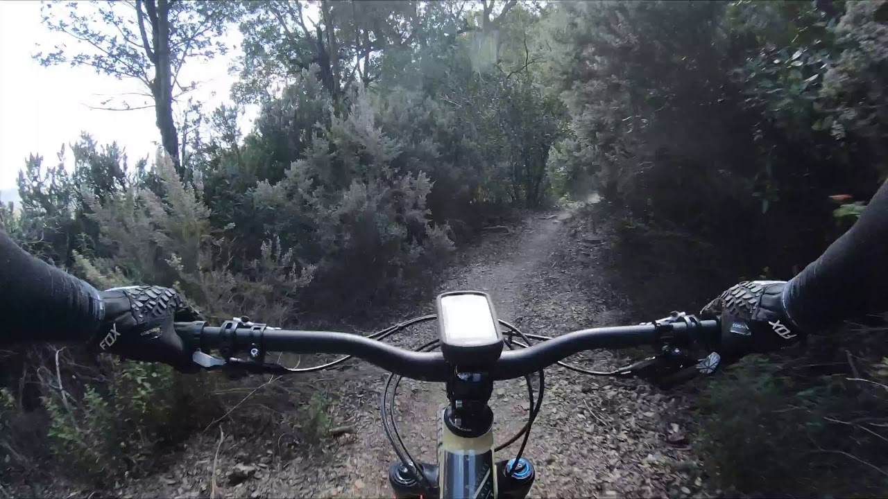 VTT sur les hauteurs de Fr&eacute;jus - mars 2019