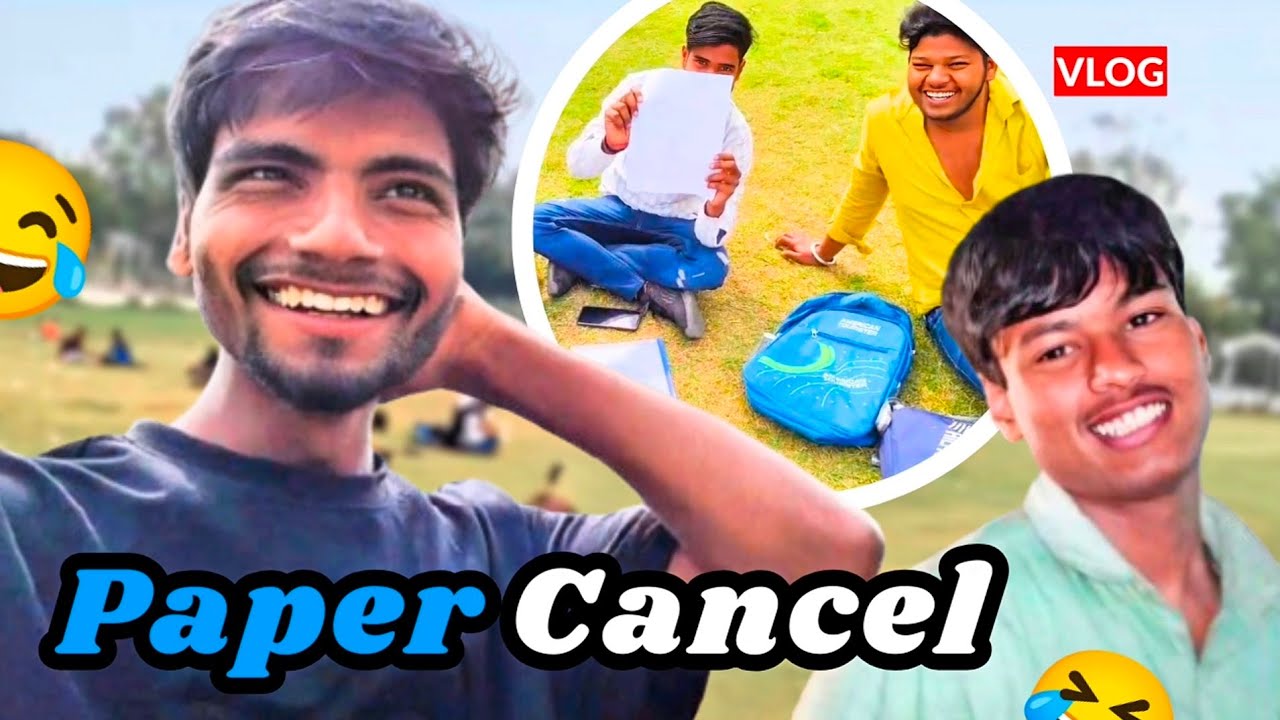 Drawing Ka Paper Tha Cancel Ho Gya 😂 Students Ko Ise Jada Khushi Ky Ho Skti H 🤣 #vlog #comedyvlog