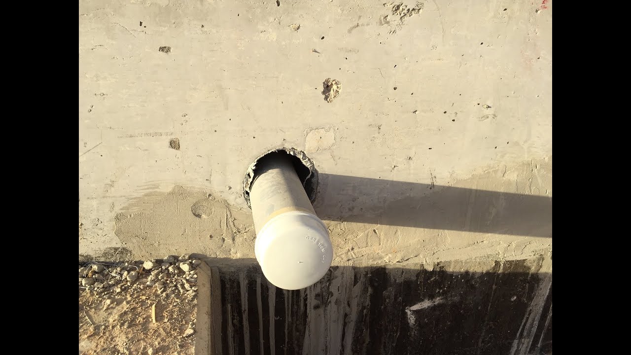 هل تمديدات السباكة قبل دفان الميدة (الشنجات) ام بعدها ؟