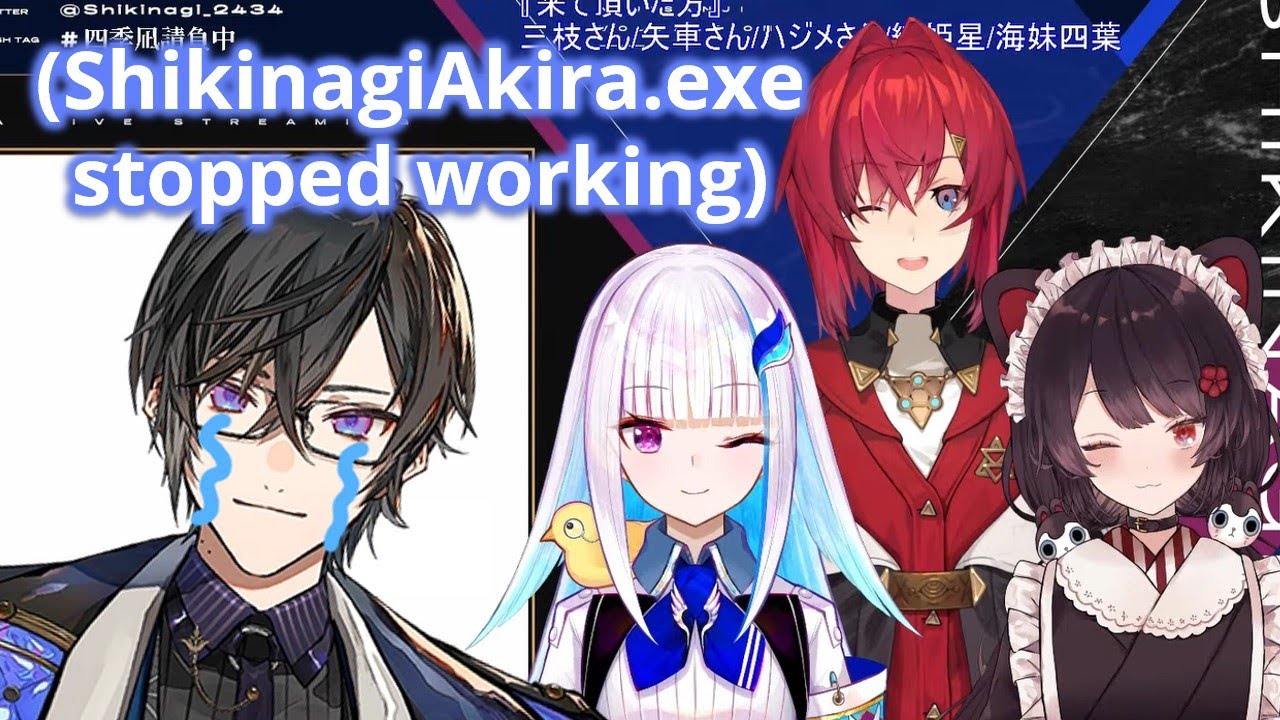 【ENG SUB】Flustered Shikinagi Akira vs Sanbaka 【Ange Katrina / Lize Helesta / Inui Toko / NIJISANJI】