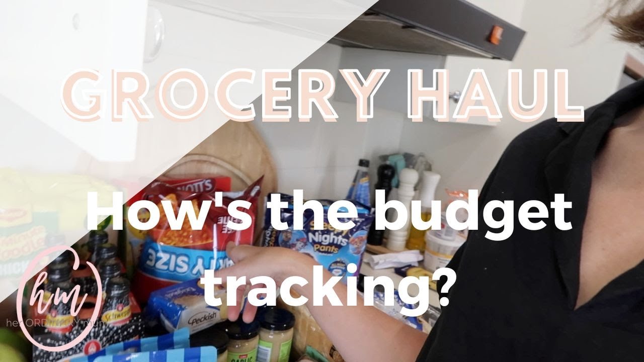 Grocery haul for a family of 4
