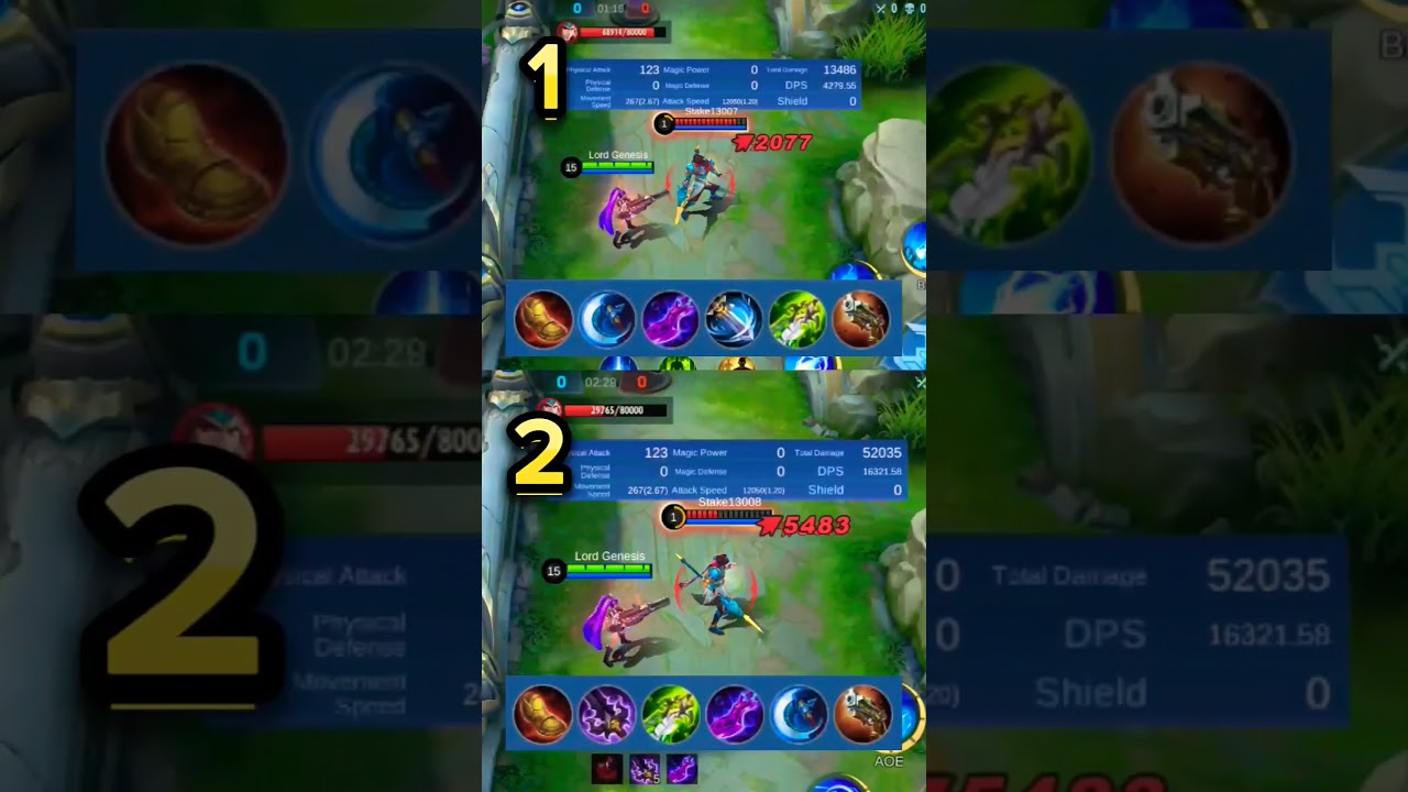 Which Layla MLBB Build Do You Like 1 or 2?👮&zwj;♀️