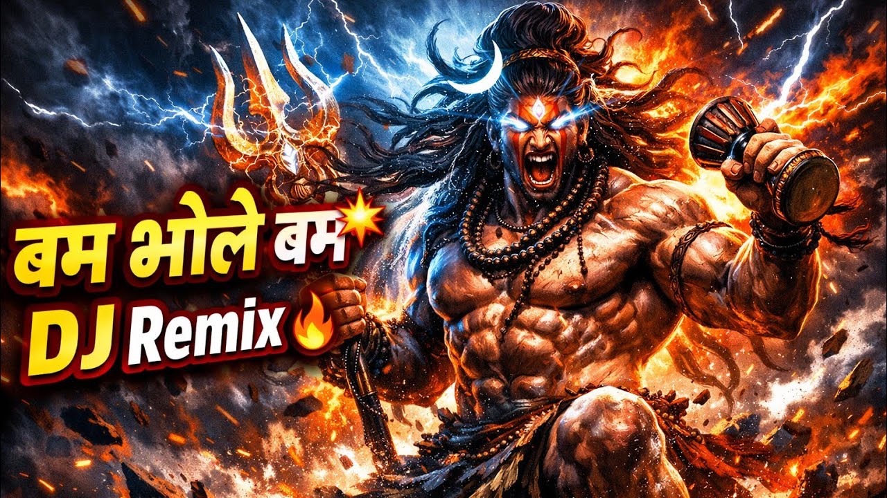 🔱 बम भोले बम 💥 Rudra Tandav DJ Remix | Mahadev Extreme Power | Shiva DJ Original Song 2026