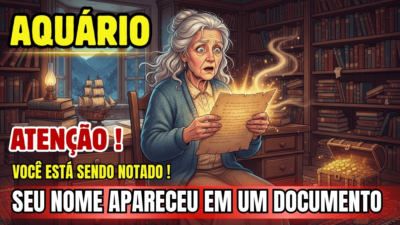 🔷 AQUÁRIO 🚨 Seu nome apareceu em um documento 📄— e você está sendo notado 👁️