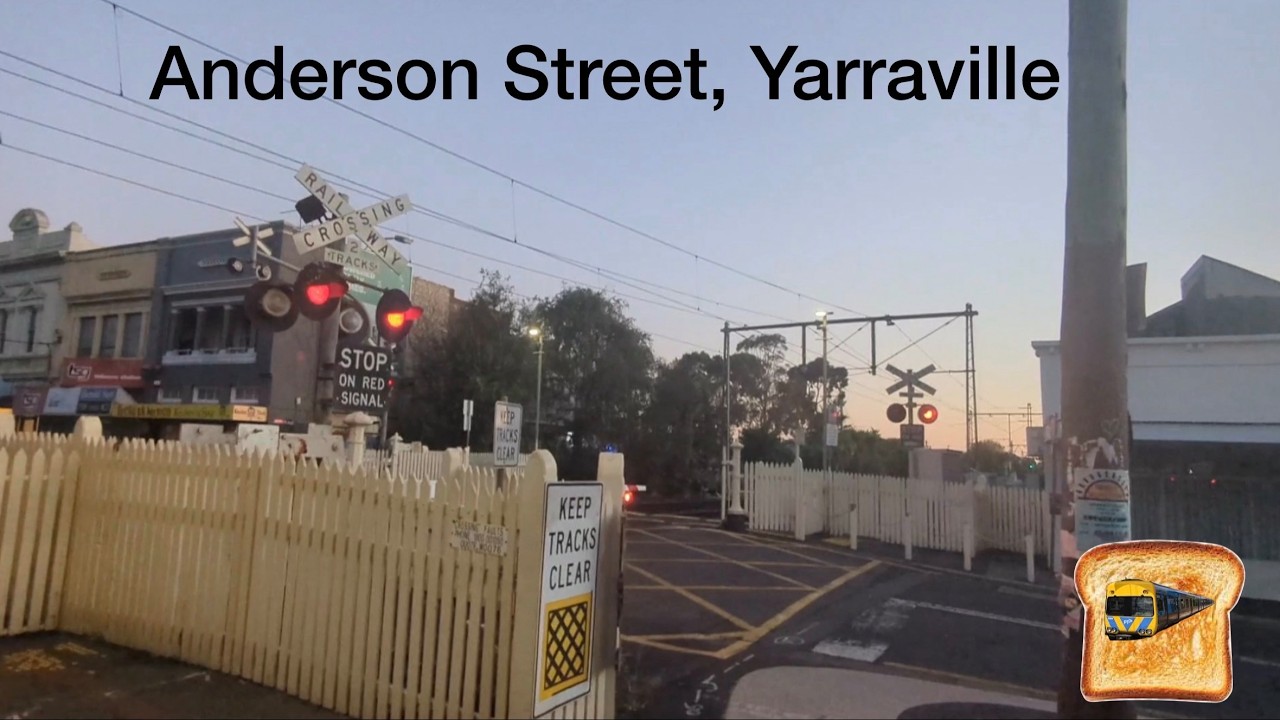 Anderson Street railway crossing, Yarraville (LXRP crossing)