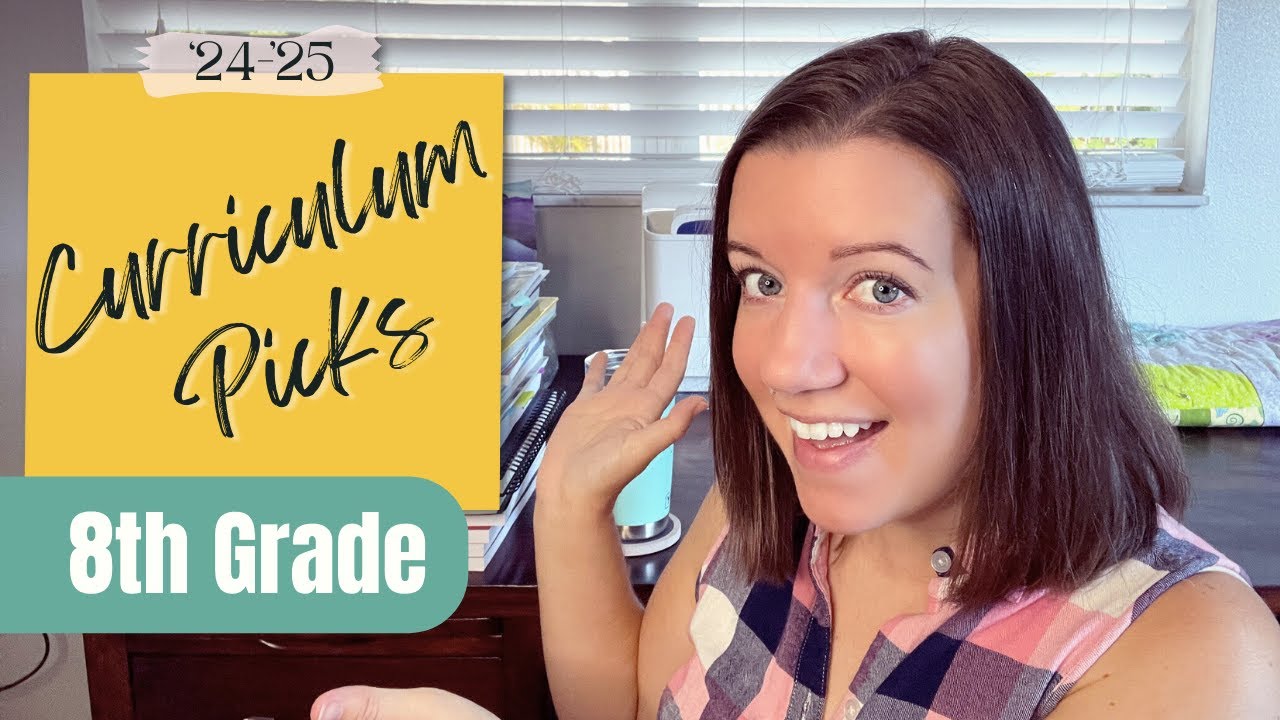 8th Grade CURRICULUM Picks! // 2024-2025 School Year // Homeschooling TWO kids in Middle School