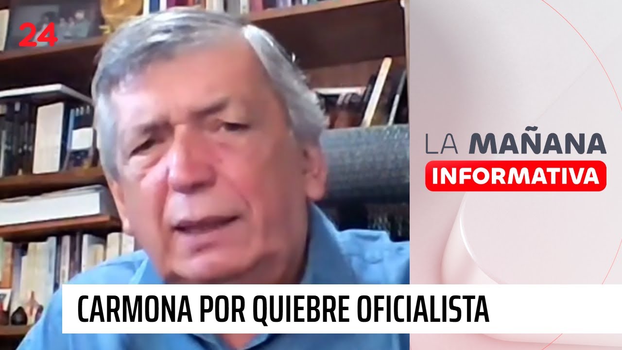 Carmona aborda reunión convocada por Socialismo Democrático | 24 Horas TVN Chile