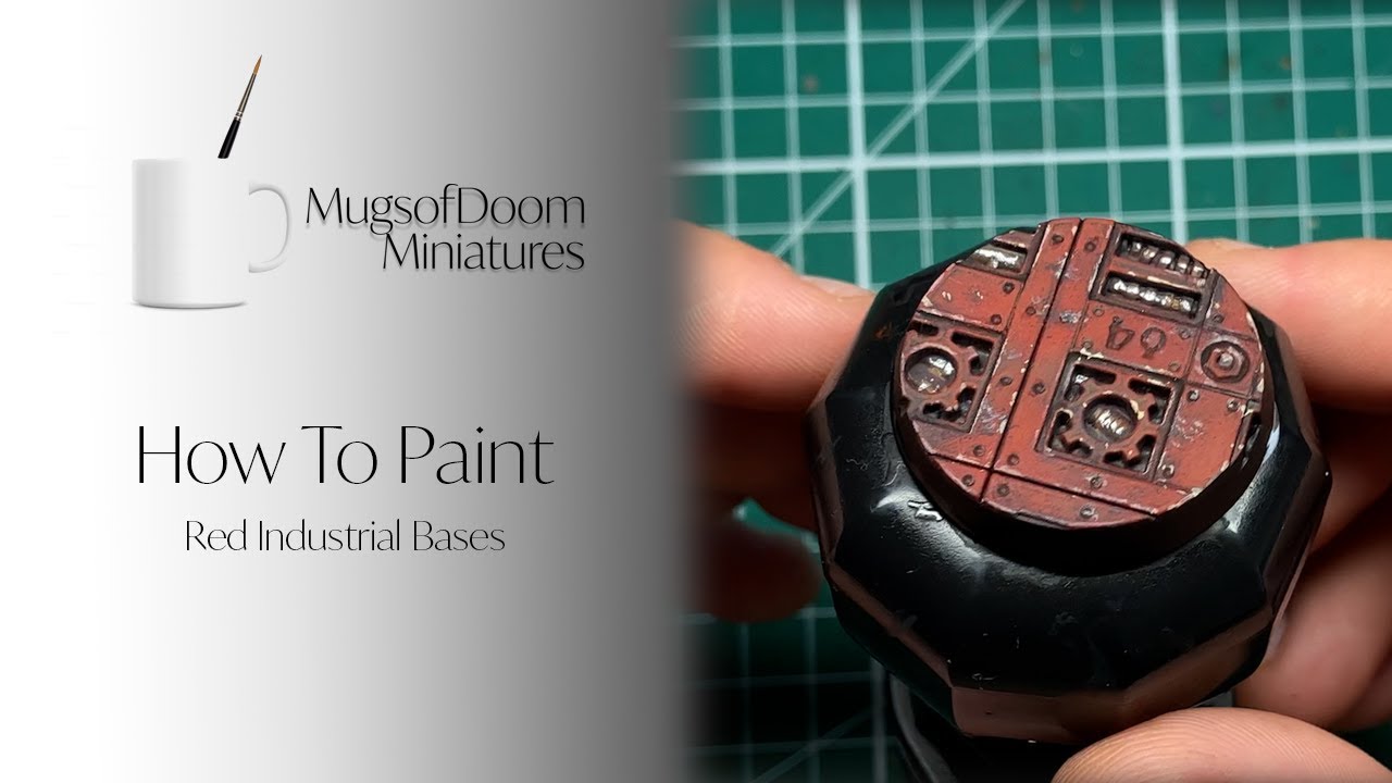 How to Paint: Red Industrial Bases