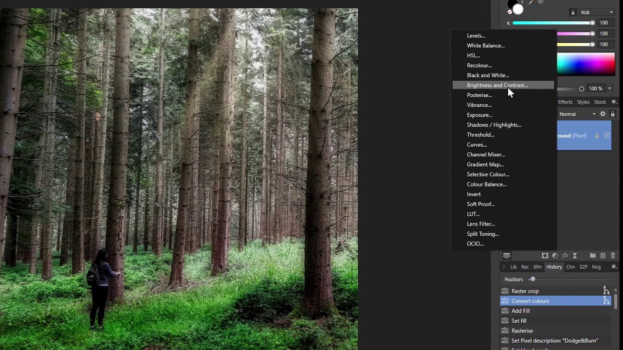 Affinity Photo   Dodge and Burn Non-Destructively