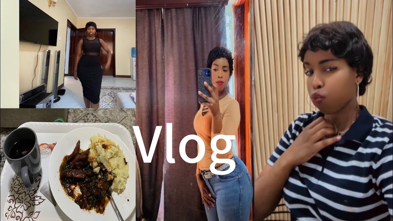 VLOGTOBER DAY 1 | GET READY WITH ME TO WORK | PIXIE WIG | COOK DINNER WITH ME | KENYAN YOUTUBER 