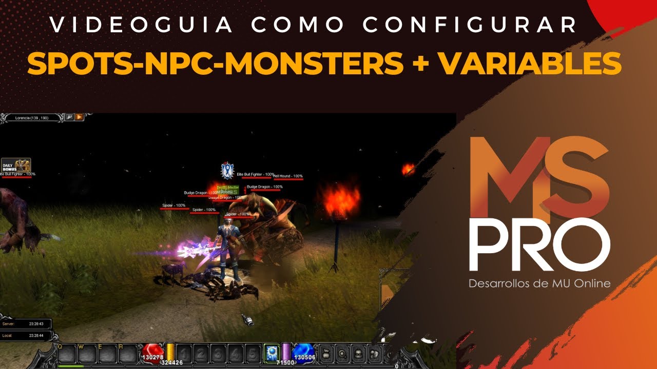 MSPro - Videoguia - Agregar Spots/Npcs/Monsters(Individuales)