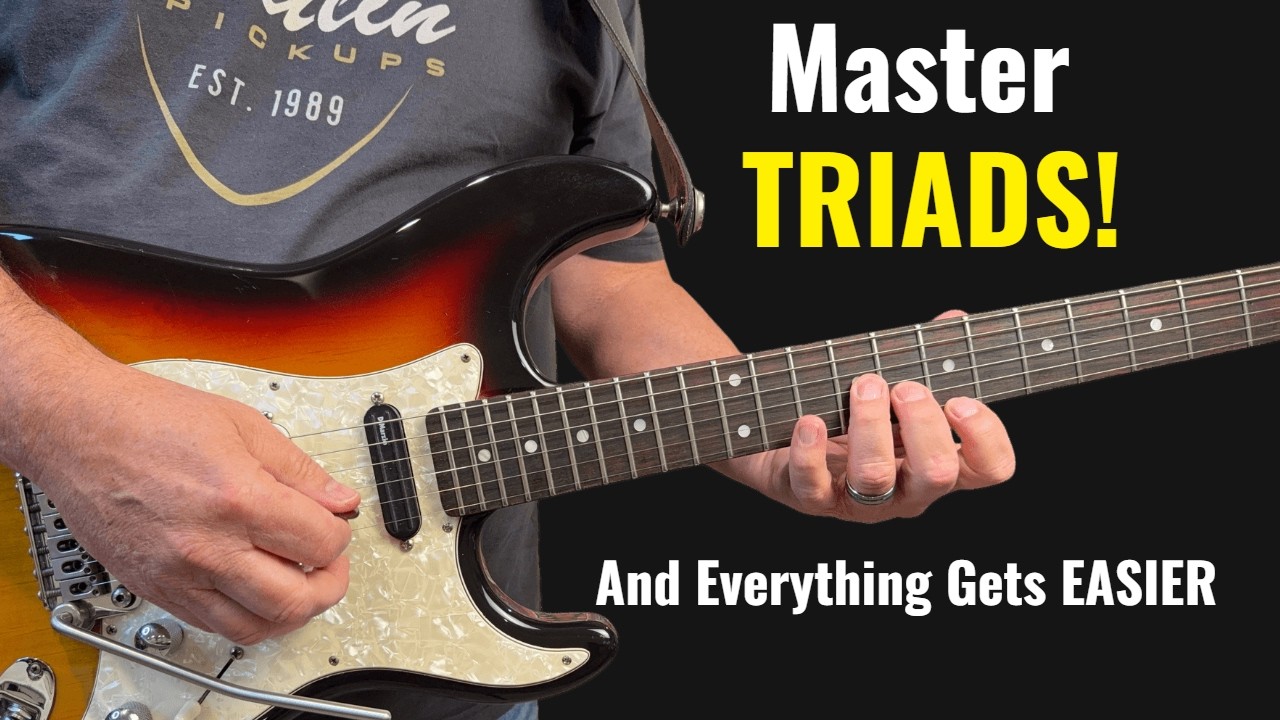 Forget SCALES: Practice Triads Like THIS Every Day (Game Changer)
