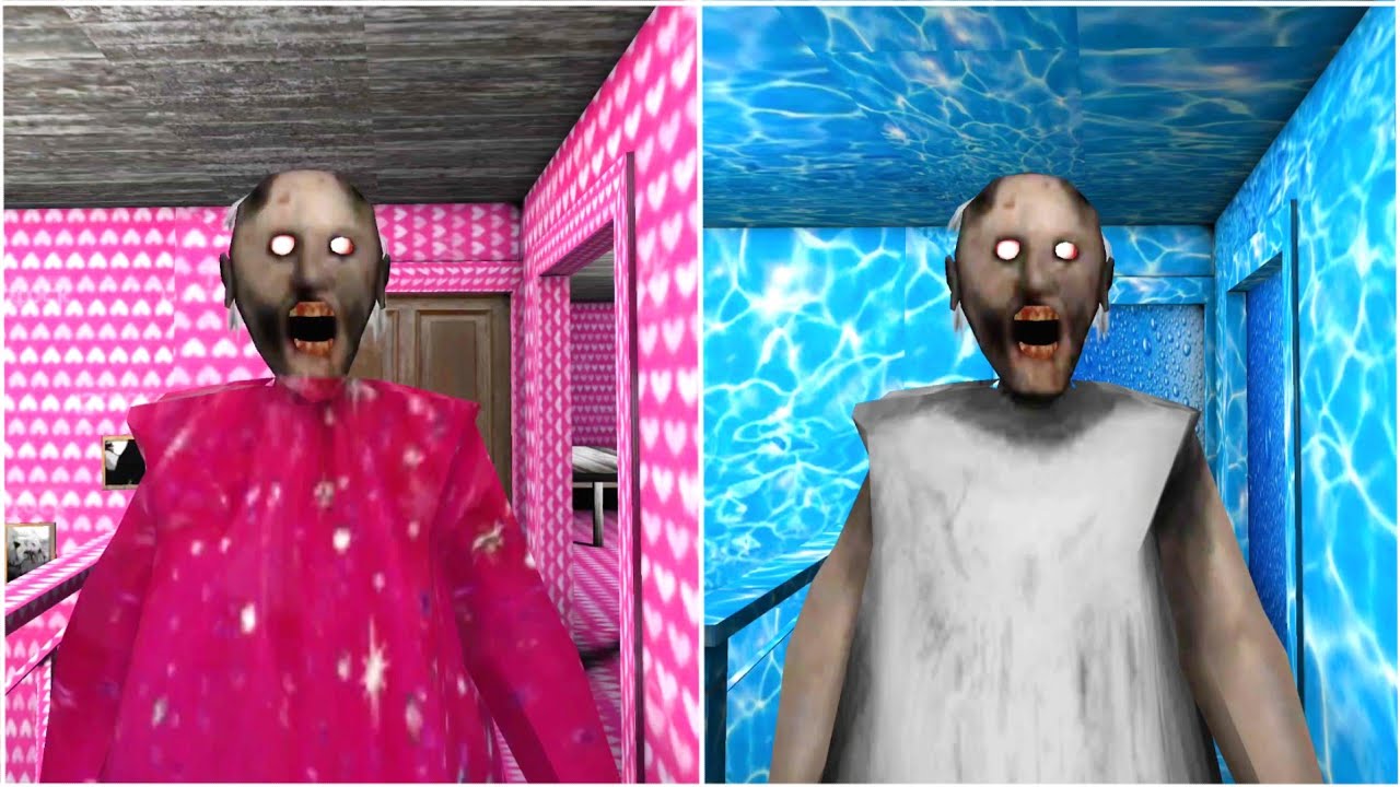 Underwater Granny vs Barbie Granny | Granny Game Horror Escape Gameplay