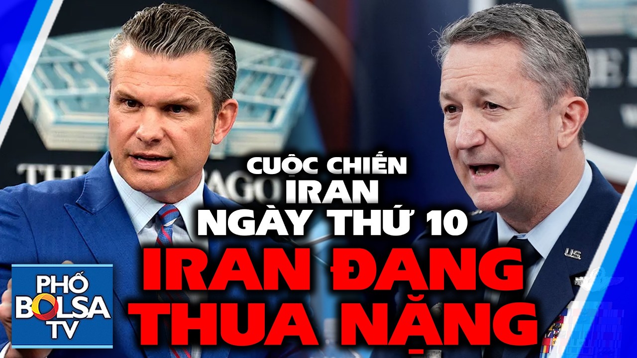 NGÀY THỨ 10: Tướng Mỹ tuyên bố Iran đang bị nghiền nát – 5.000 mục tiêu đã bị phá hủy!