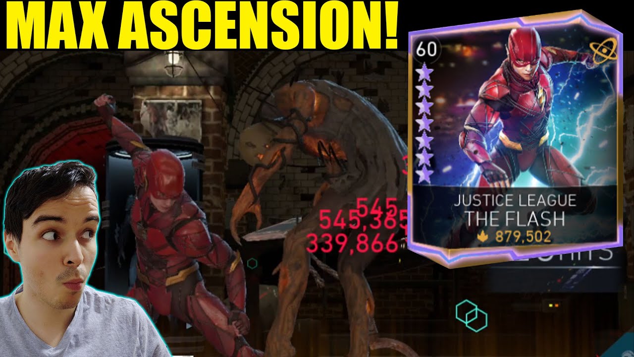 Testing Max Ascension JL Flash Injustice 2 Mobile