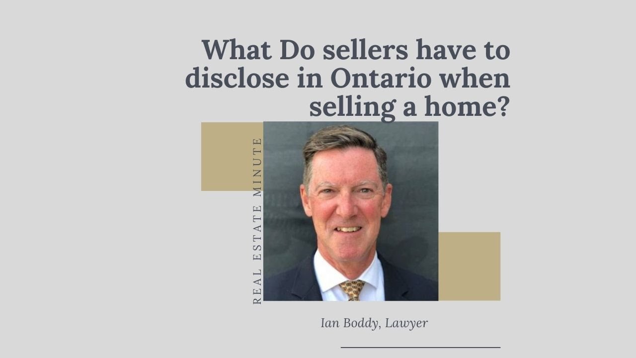 Do Sellers have to disclose things about their homes to buyers?