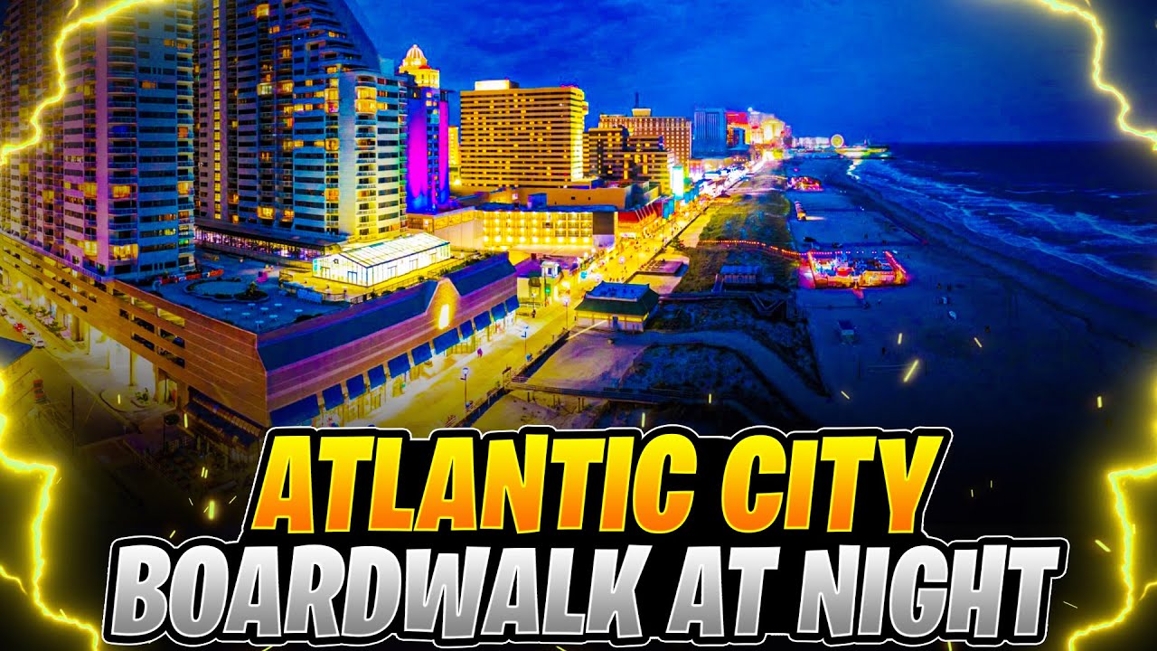 Atlantic City Boardwalk at night