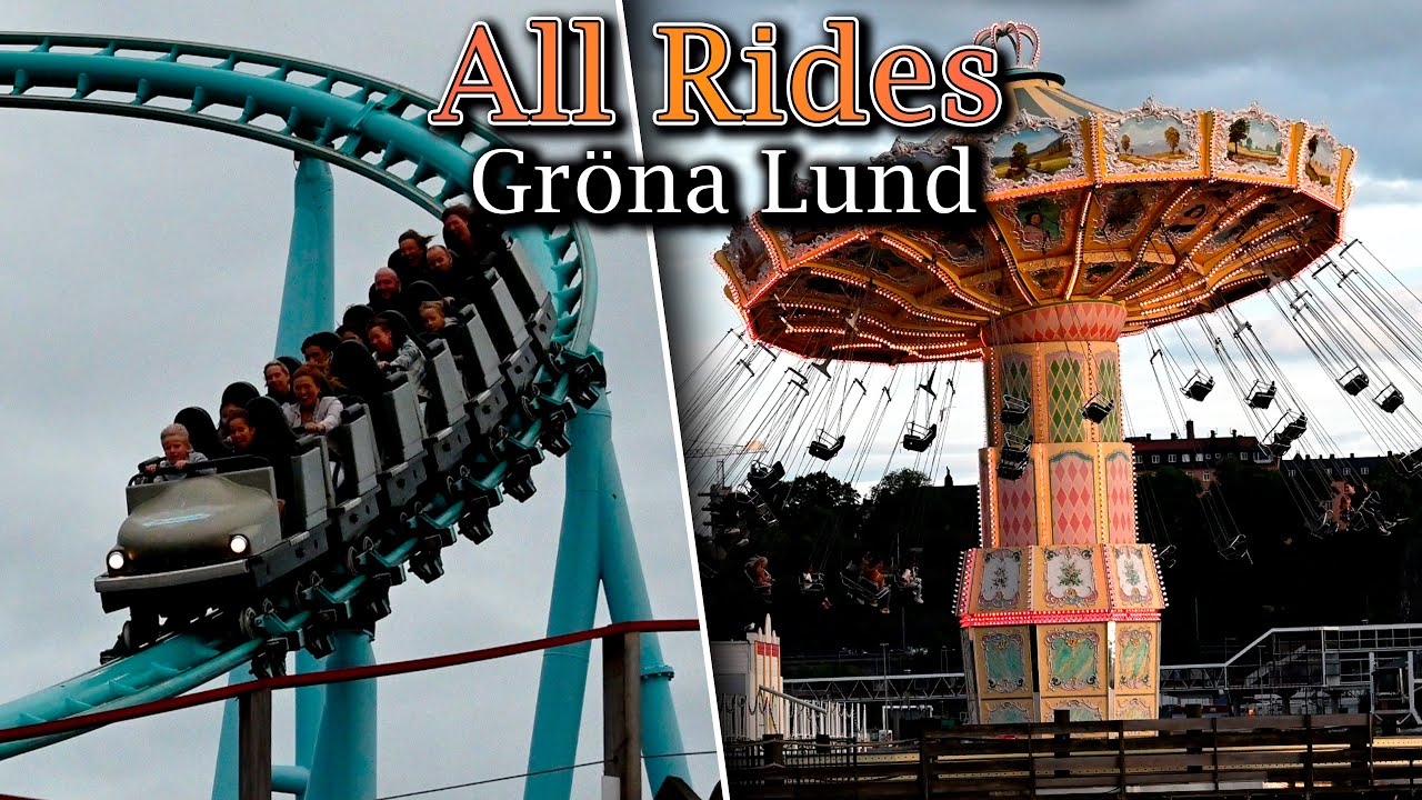 Gröna Lund all rides +height limits