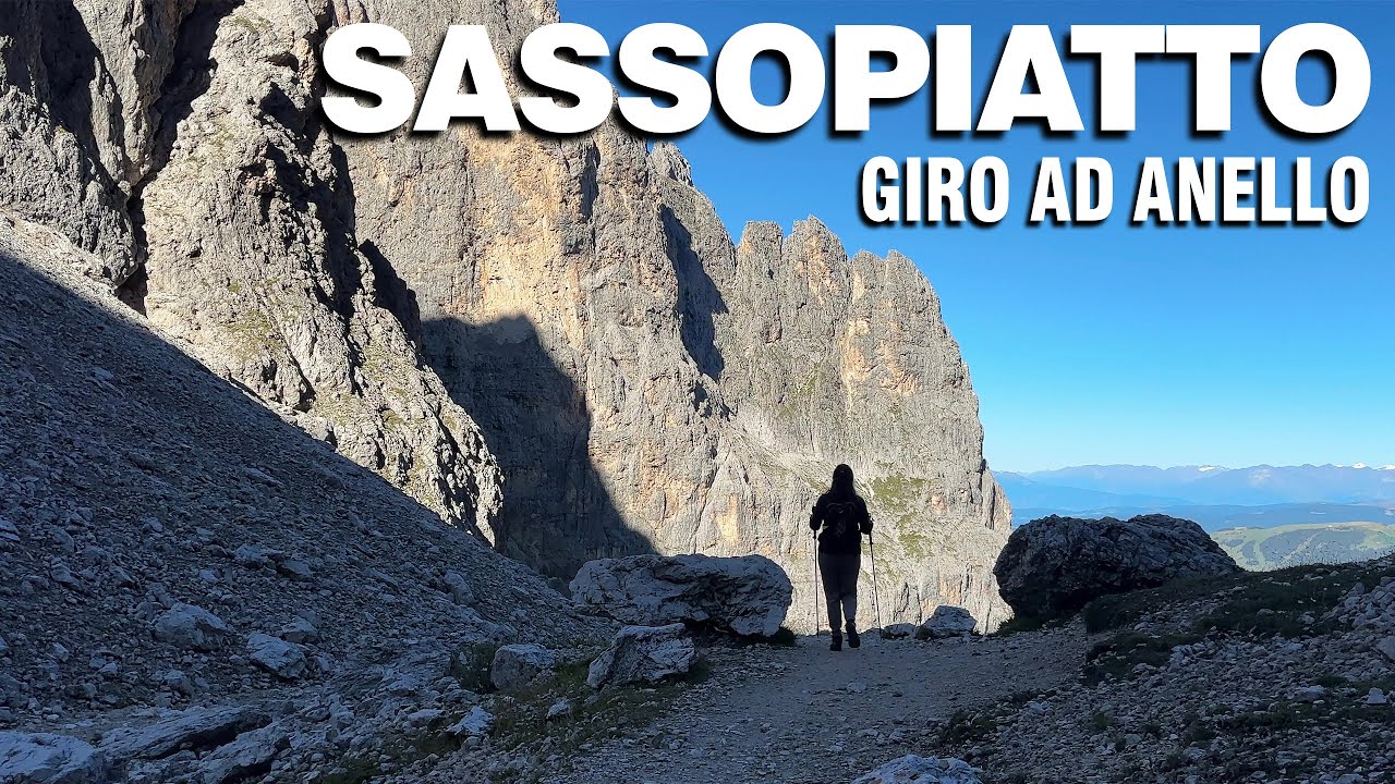 SASSOPIATTO Giro ad anello da Passo Sella | Sassolungo | Val Gardena - Val di Fassa