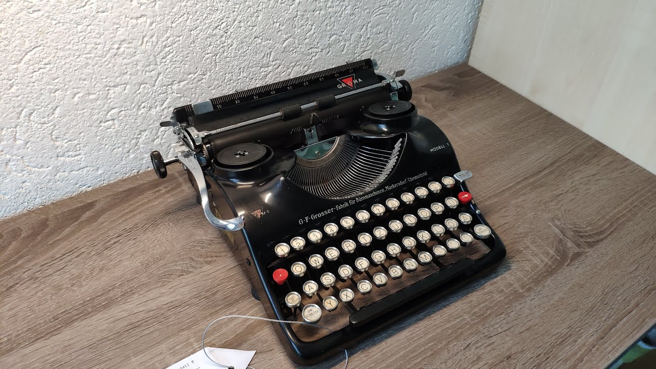 Groma Modell  T 1942 Schreibmaschine