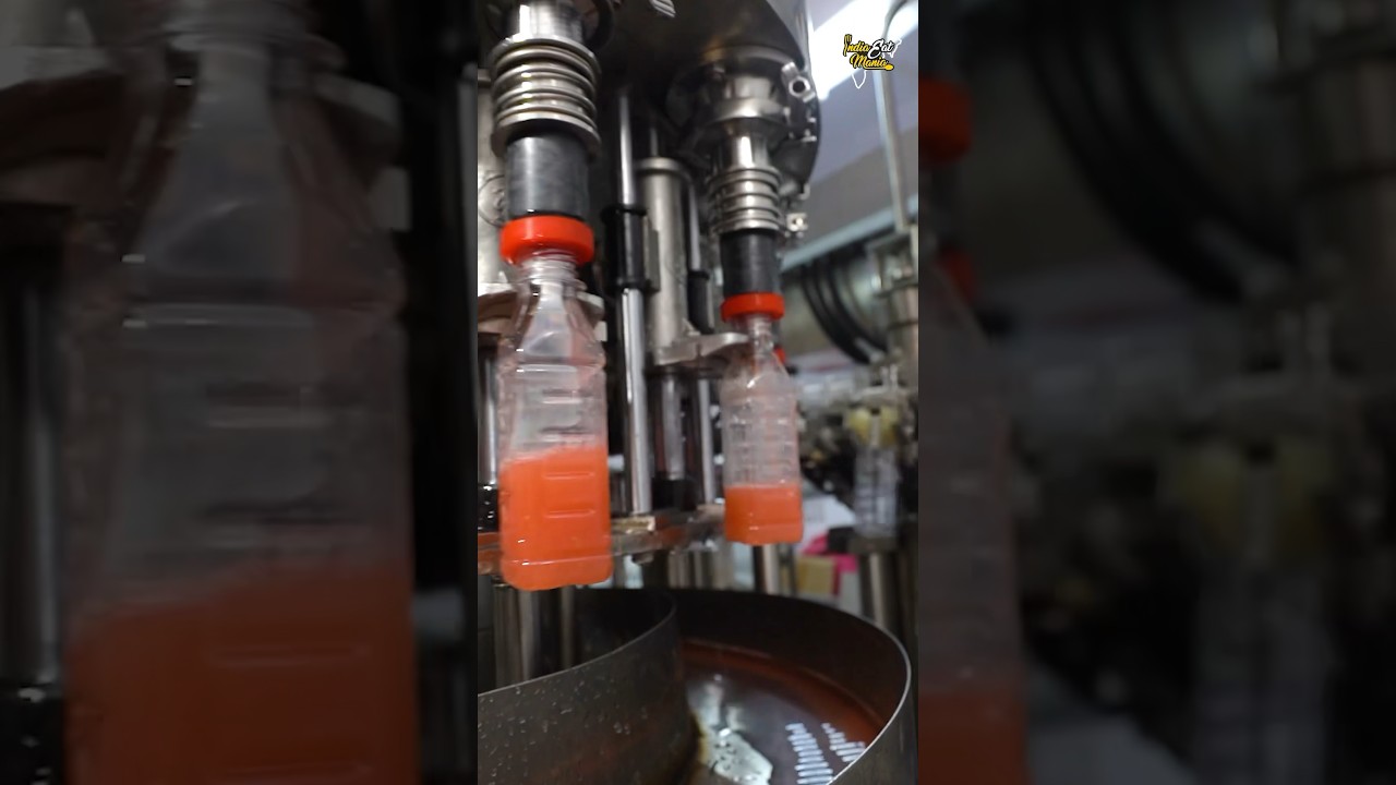 Automatic Natural Red Guava Juice Mega Factory Rs. 15/- Only #suratfood #shorts