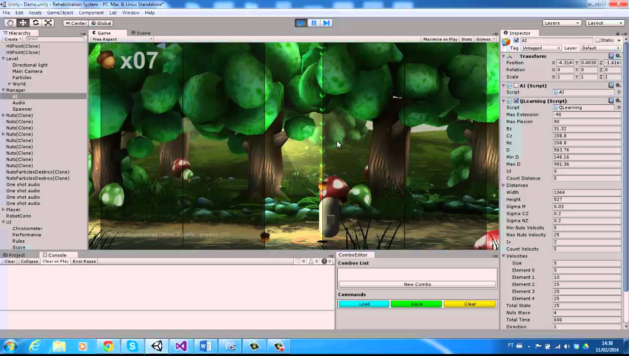 Game The Catcher for Rehabilitation Robotic - Version 0.3.3