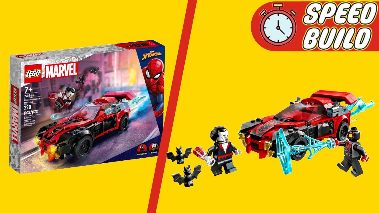LEGO Marvel CLASH💥 Miles Morales vs Morbius Set Speed&nbsp;Build!