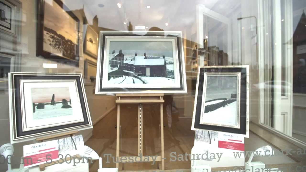 CLARK ART LTD -- WALKTHROUGH OF PETER BROOK LOOKING BACK AT THE PENNINES EXHIBITION OCT 2013
