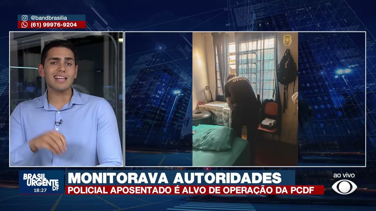 Monitorava autoridades: policial aposentado é alvo de operação da PCDF