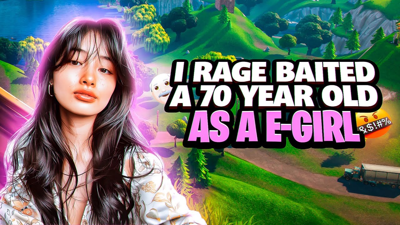 I rage 😡 baited a 70 year old as a E-GIRL 😂💀🙋🏻‍♀️ (Fortnite Voice Trolling)
