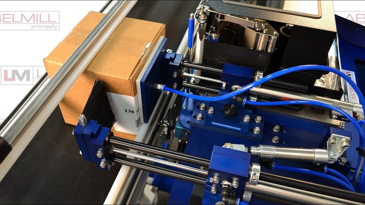 LabelMill LM3510 Print and Apply Brush Corner Wrap Label Applicator