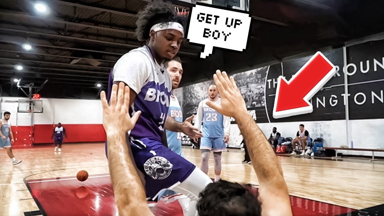 I STEPPED On Him & Things Got PHYSICAL! 5v5 Mens League Basketball