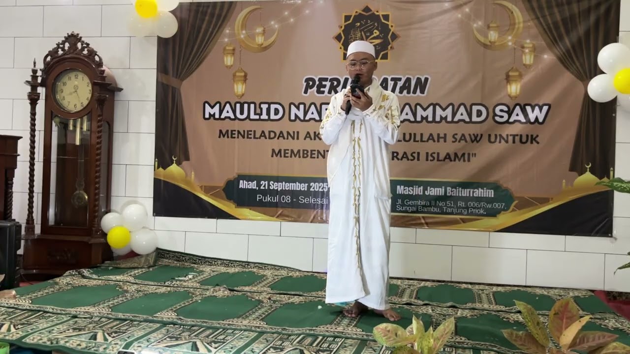 Acara Inti Peringatan Maulid Nabi TPQ Baiturrahim 2025 
