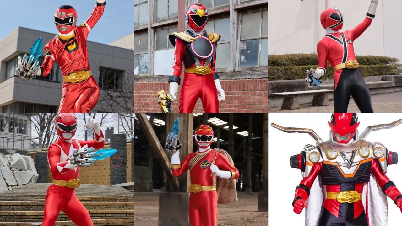 Sentai Ring Henshin in order 