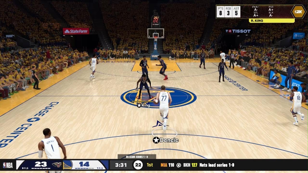 NBA 2K26 Pelicans rebuild year 7 WCP round 2 game 2 pelicans warriors