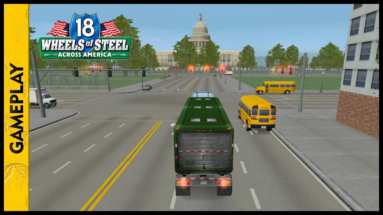 18 WHEELS OF STEEL: Across America (Houston x Pittsburgh x Great Falls x Washington x ...)(Gameplay)