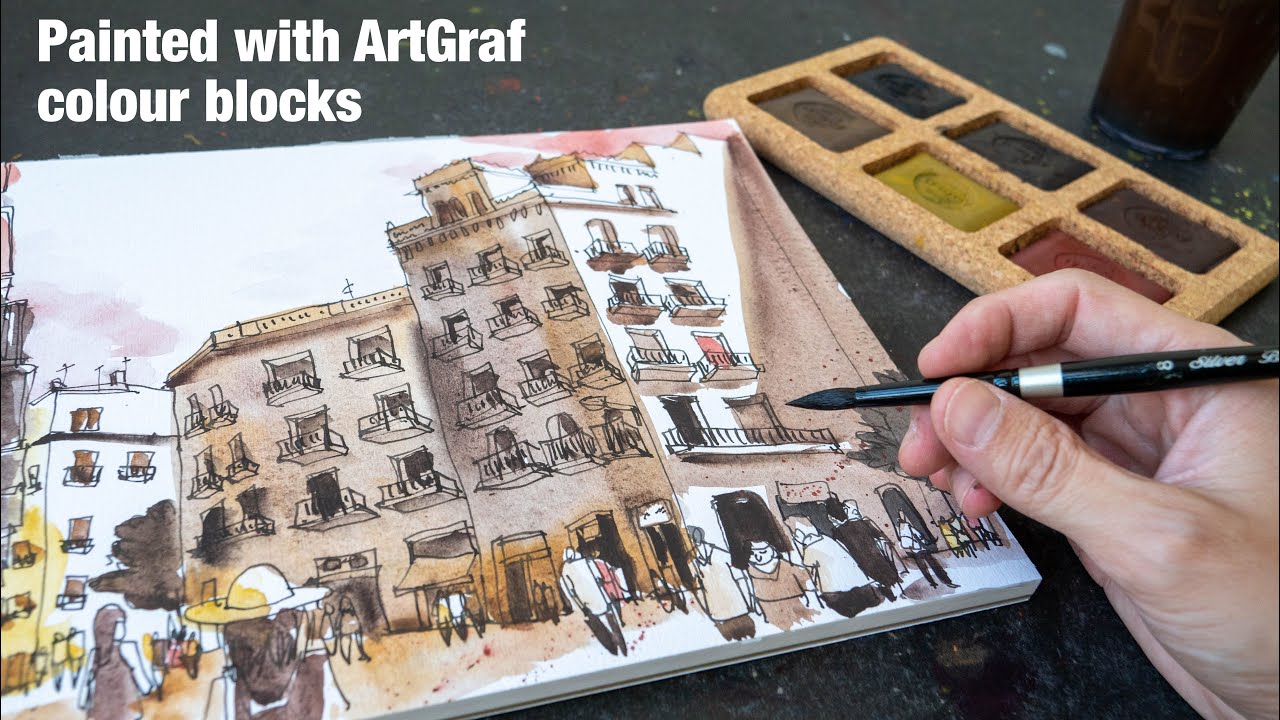Цветовые блоки ArtGraf отлично подходят для создания эскизов.