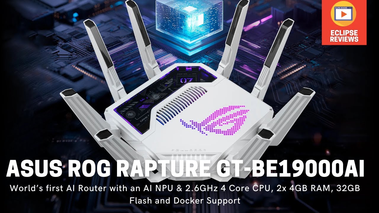 Overview of the Asus ROG rapture GT-BE19000AI Router