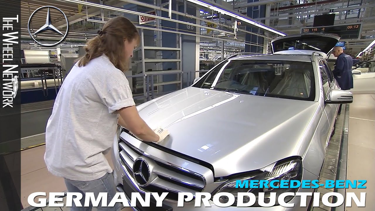 Mercedes-Benz E-Class Production in Germany (W212 Facelift Historic Footage)