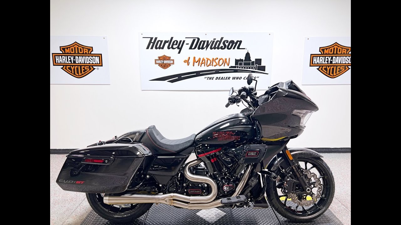 2024 Harley Davidson CVO Road Glide ST FLTRXSTSE Raven Metallic Bassani Exhaust